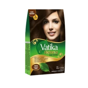 henna ciemny brąz farba do włosów 60g vatika