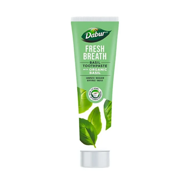 pasta do zębów z bazylią organiczną dabur