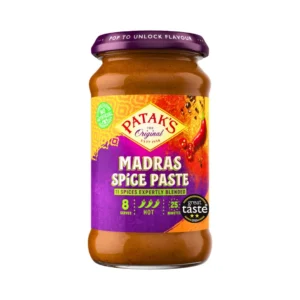 Madras Pasta Przyprawowa Patak’s 283 g – pikantna indyjska pasta curry z chili i kolendrą