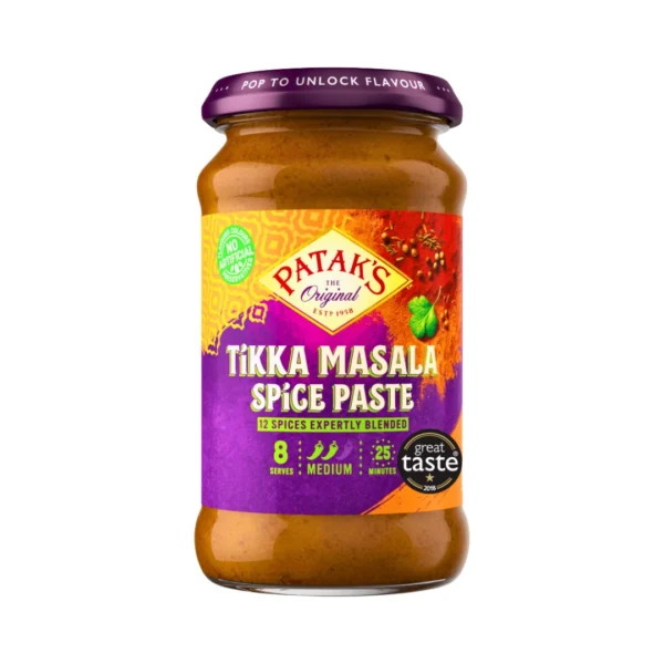 tikka masala pasta przyprawowa patak’s 283 g – średnio ostra baza do dań curry