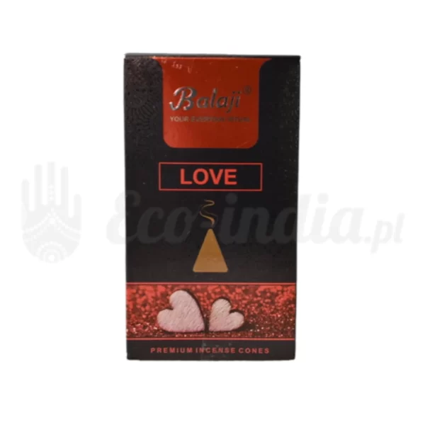 kadzidełka stożkowe premium love balaji