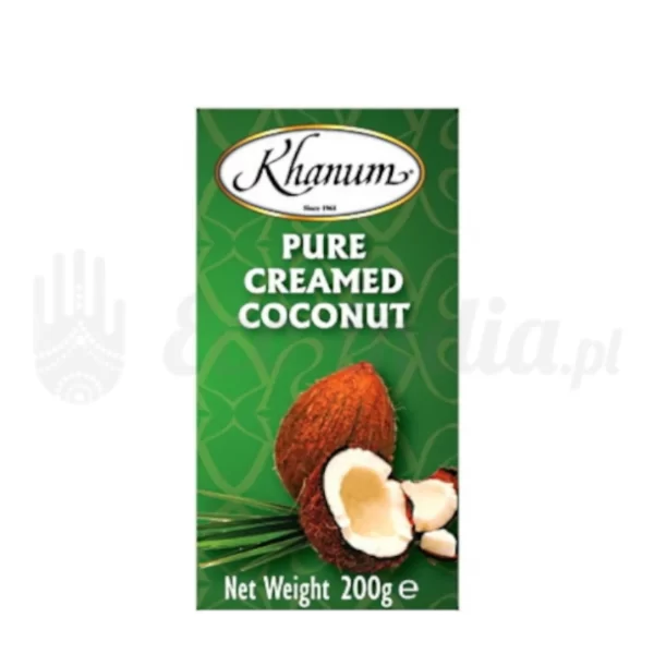 krem kokosowy śmietanka kokosowa 200g khanum