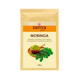 moringa w proszku suplement diety sattva