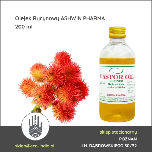 olej rycynowy rafinowany castor oil ashwin pharma