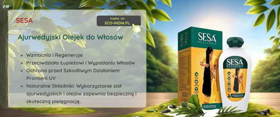 promocja ajurwedyjski olejek do włosów sesa