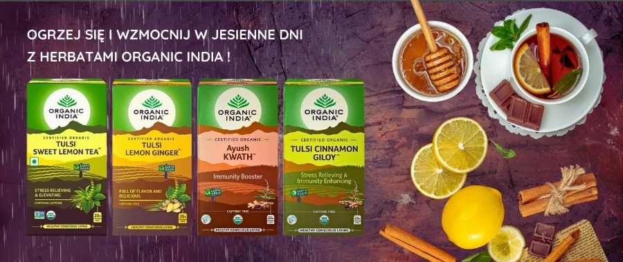 promocja jesienna herbat organic india 