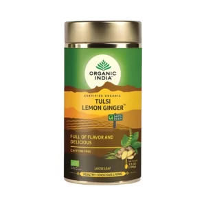 herbata tulsi imbir trawa cytrynowa organic india