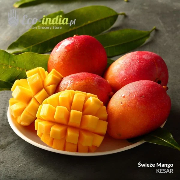 mango kesar 1kg 5-6 sztuk świeże owoce
